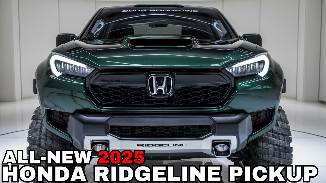 Se revela la nueva camioneta Honda Ridgeline 2025 potente Será el