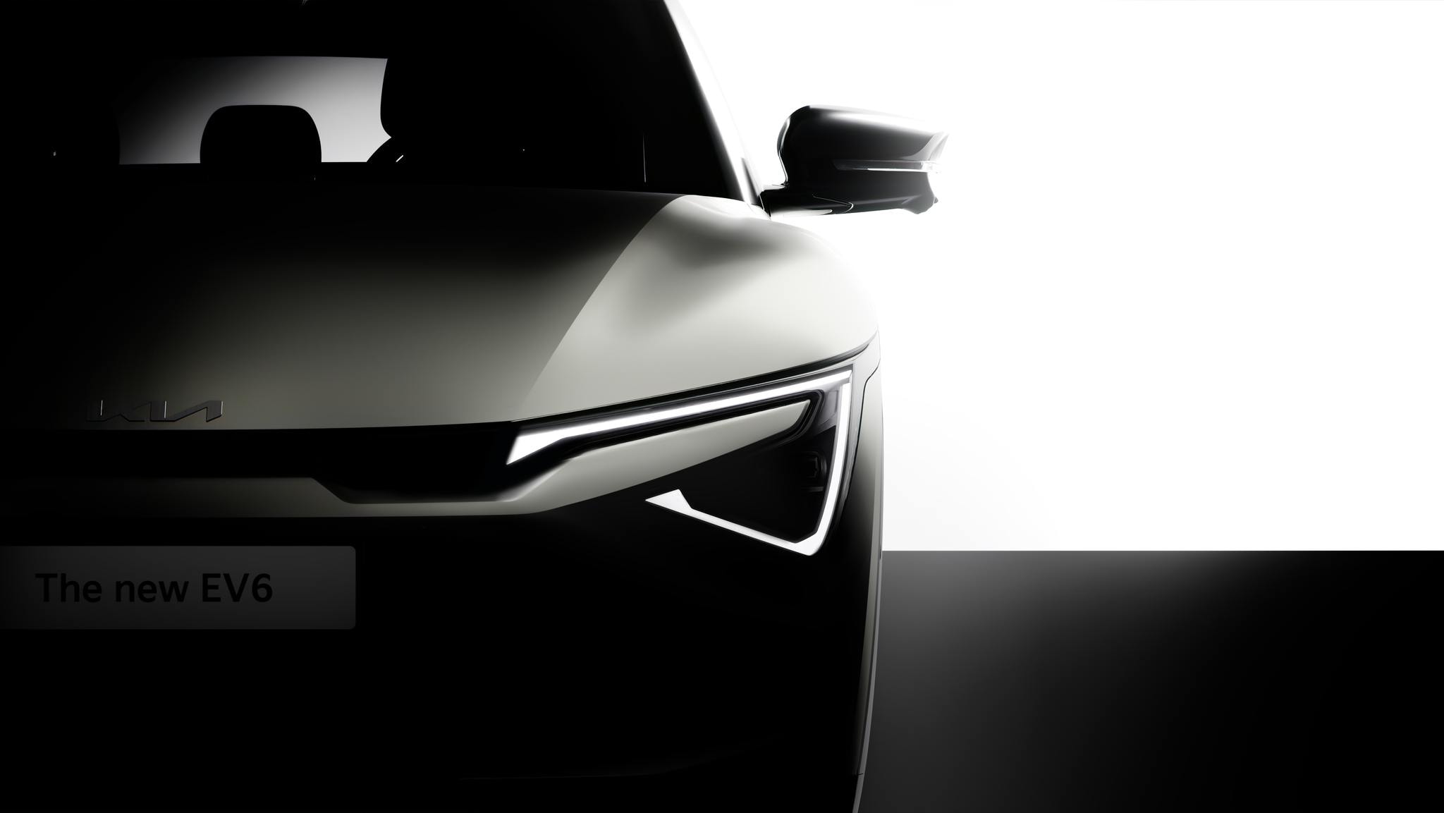 2025 Kia EV6 FaceliftDesignTeaser zeigt neues Frontbeleuchtungs