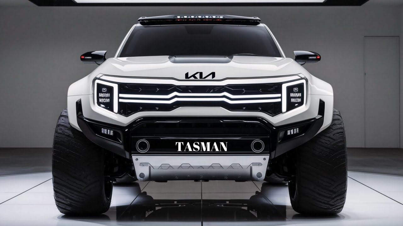 Kia Tasman 2025 Revealed - Finally! The Most Powerful Pickup Truck ...