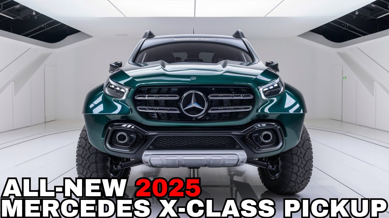 Mercedes XClass Pickup 2025 Introduced! The most powerful pickup? 