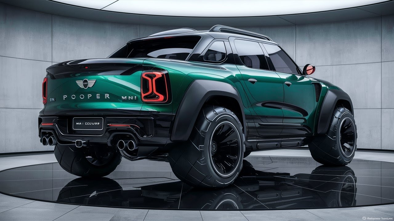 Mini Cooper Pickup 2025 Revealed! The smallest and most powerful Pickup