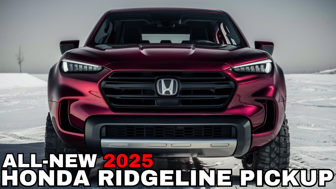 New 2025 Honda Ridgeline Pickup Revealed - Finally! The most powerful ...