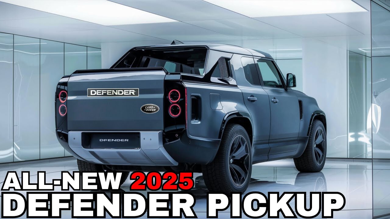 2025 Land Rover Defender Pickup Revealed! The pickup we've been waiting