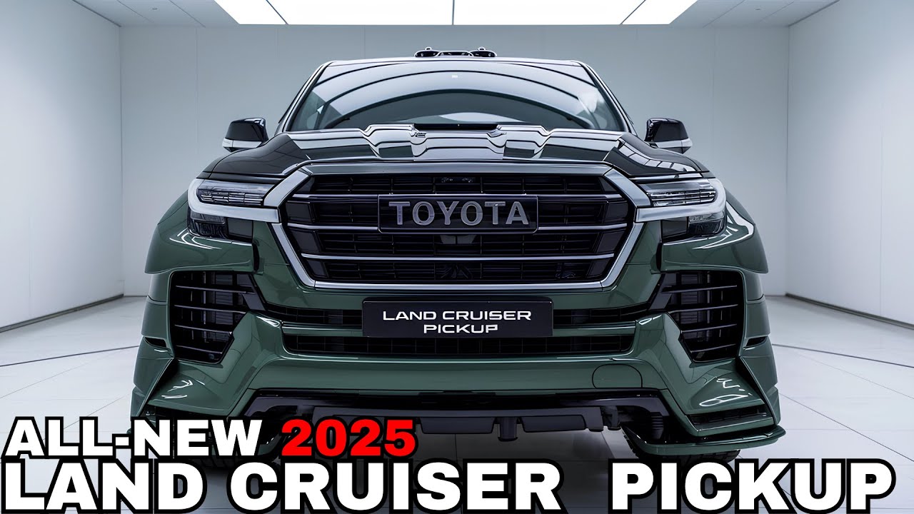 The 2025 Toyota Land Cruiser Pickup Revealed The most powerful? Autoia