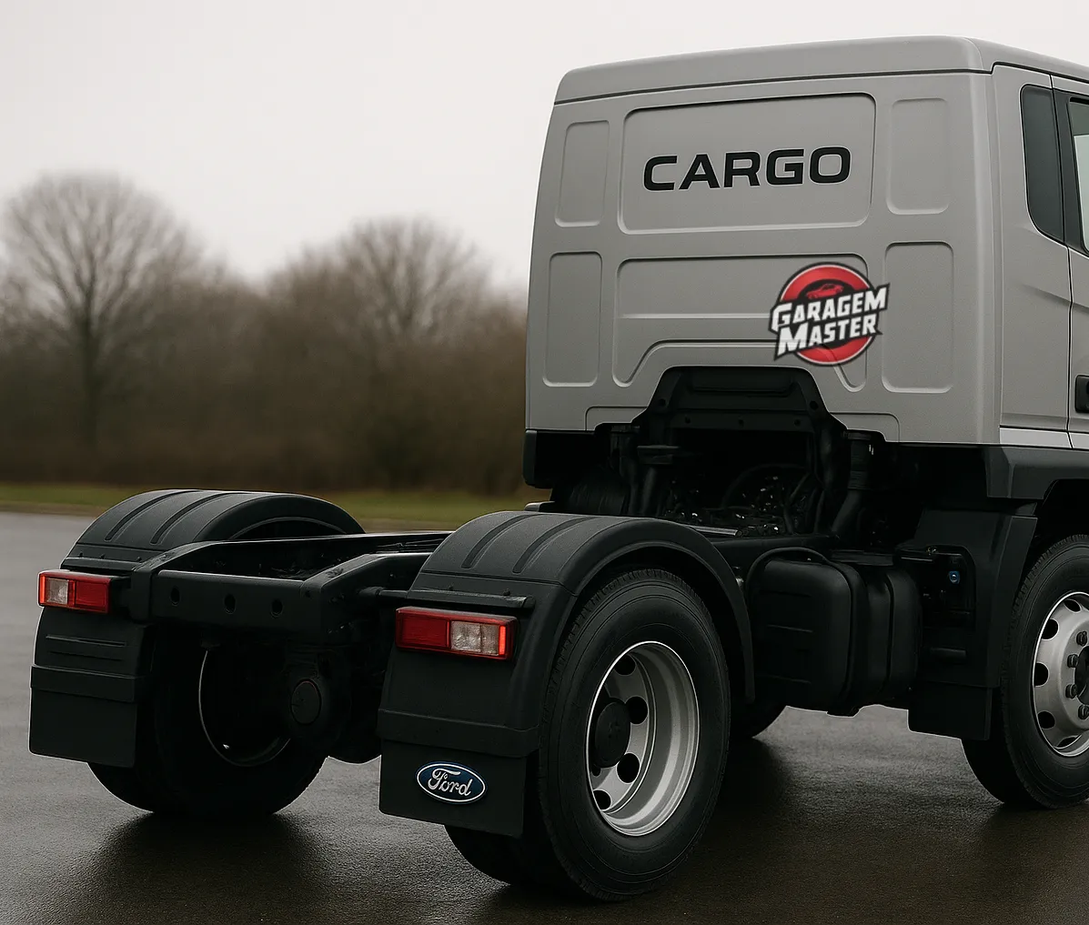 Traseira do Ford Cargo Dominus