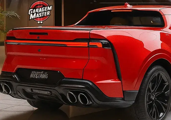 Traseira Ford Mustang Picape
