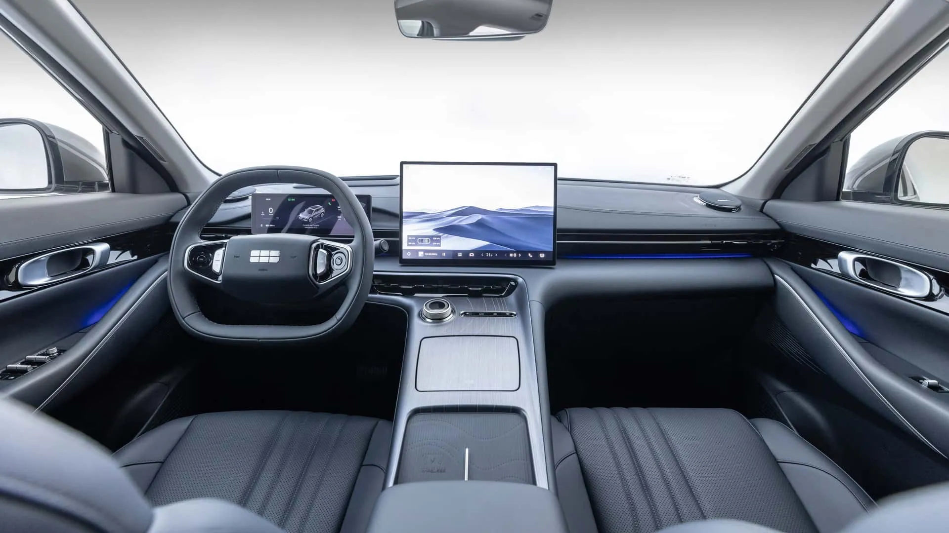Interior do Geely EX5