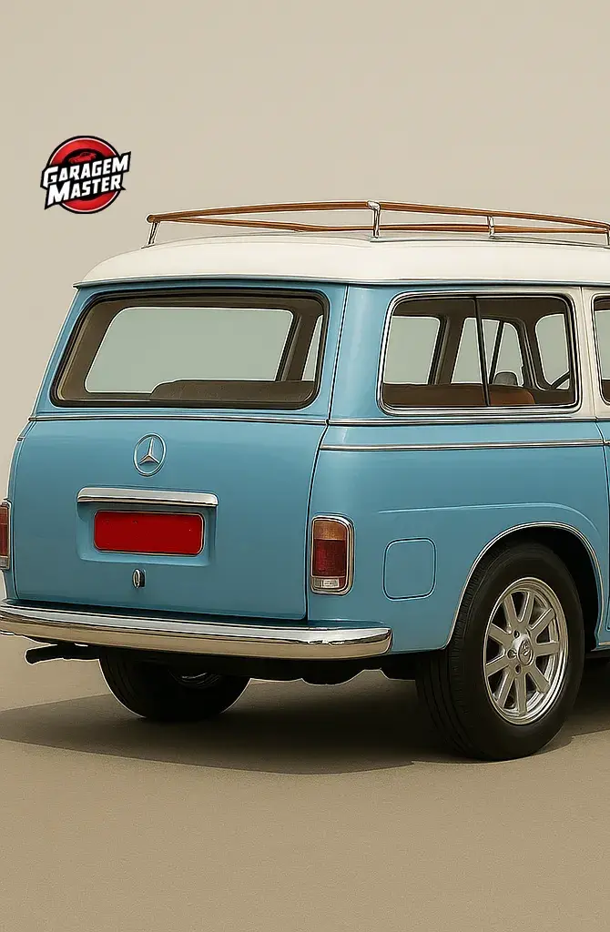 Traseira da Mercedes-Benz 1111 Station Wagon
