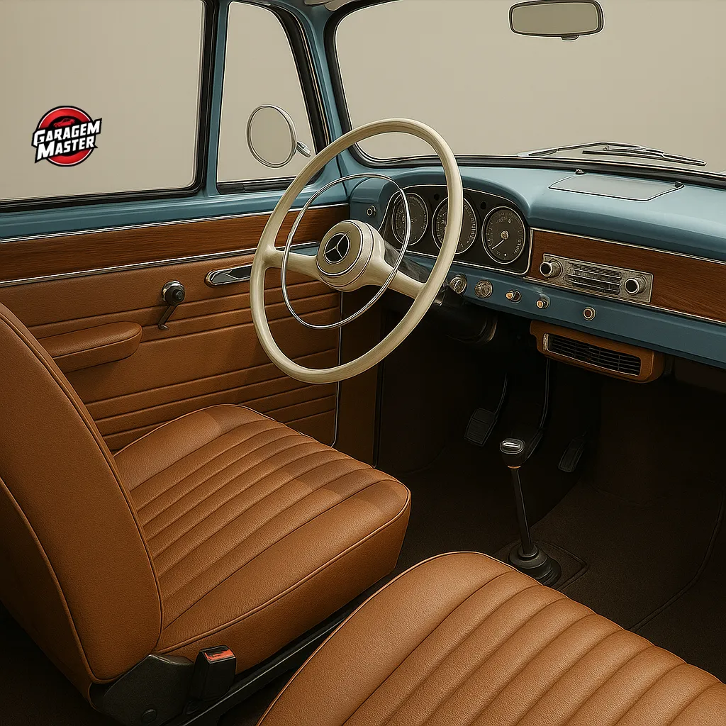 Interior da Mercedes-Benz 1111 Station Wagon
