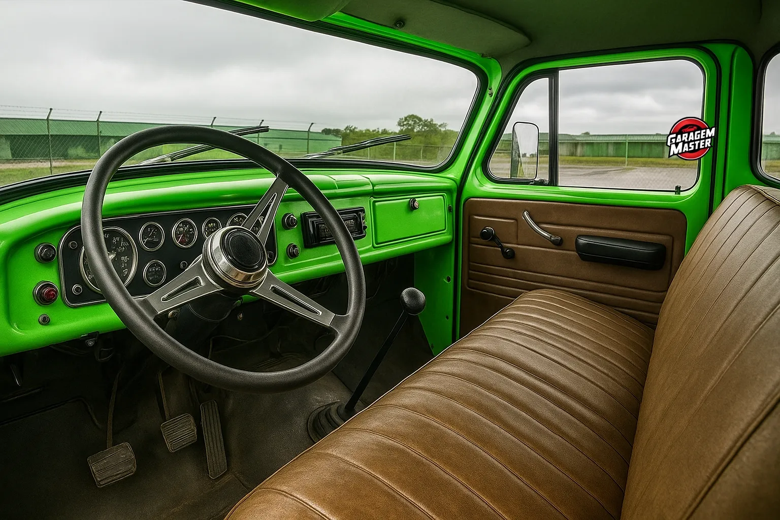 Interior Scania L111 Picape
