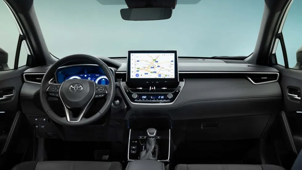 Interior do Corolla Cross