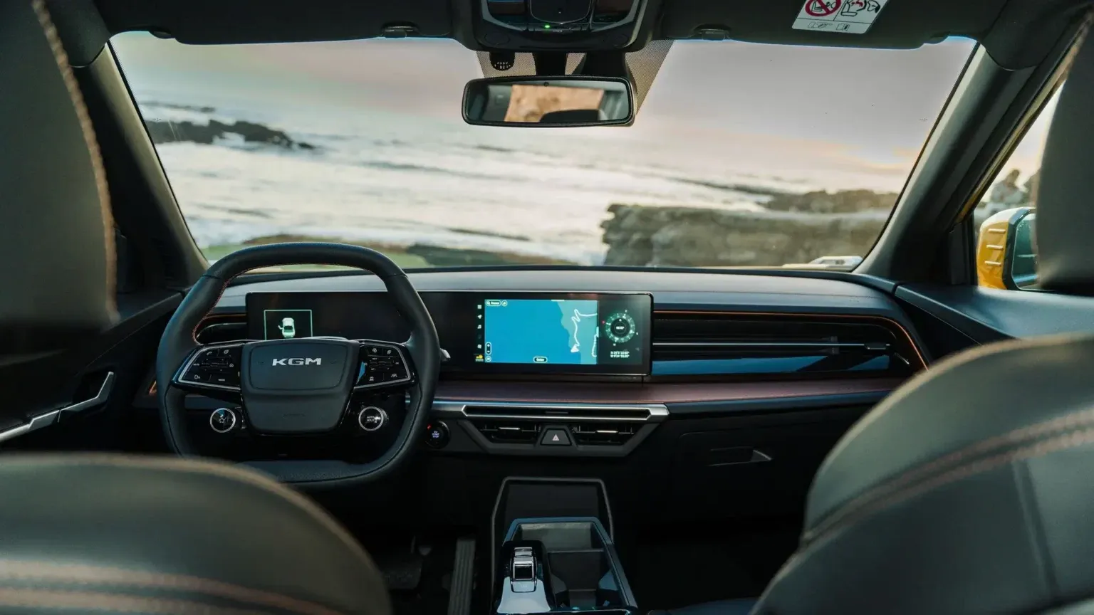 Interior KGM Musso EV