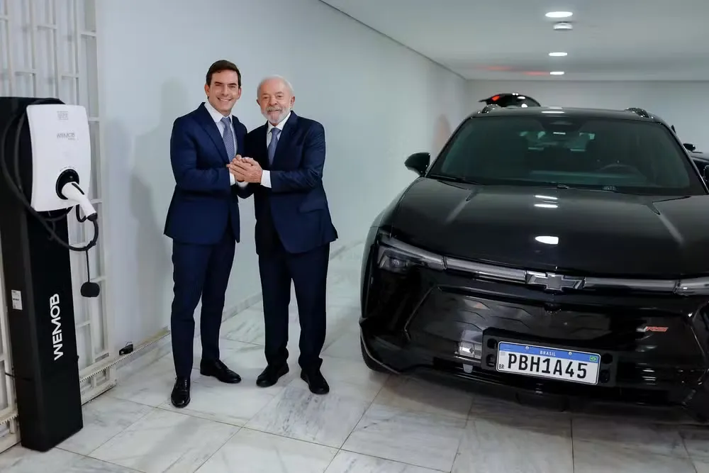 Imagem do design do Chevrolet Blazer EV