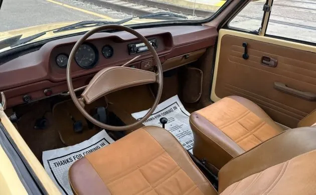 Interior do Volkswagen Brasília